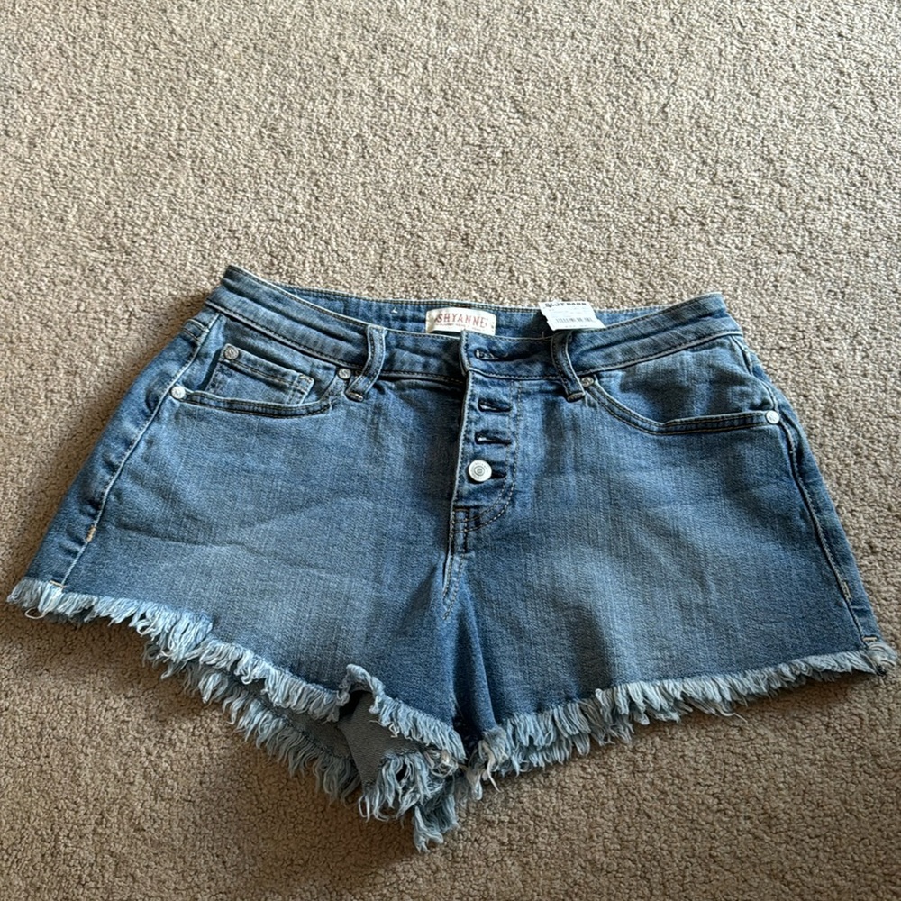 Button up shorts